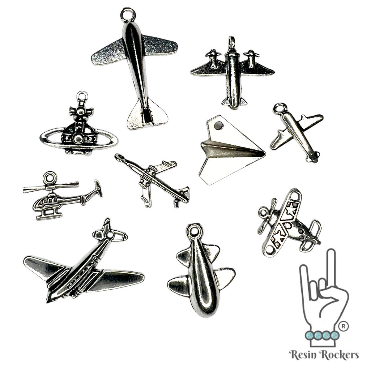 Flying Aircrafts Pen Charm Variety Pack
