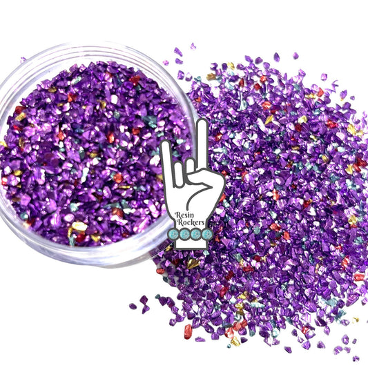 Purple Lamborghini Premium Grade German Glitter Mix for Epoxy and UV Resin Art