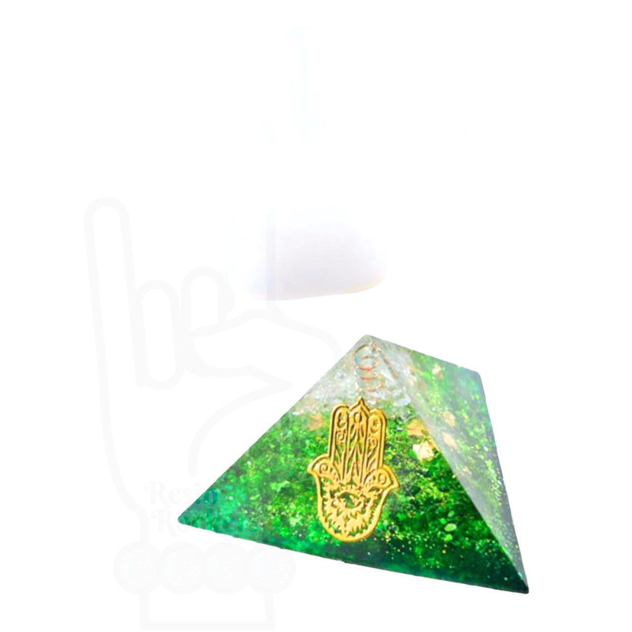 Small Deep Pour Pyramid Preservation Transparent Silicone Mold for Epoxy Resin Art