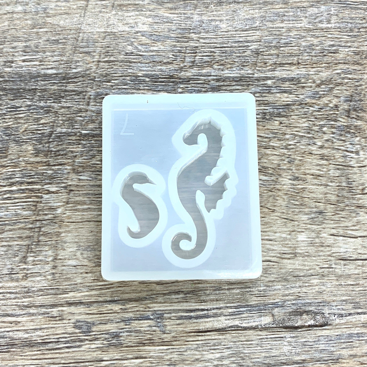 Mini Seahorse Charm Silicone Mold for UV or Epoxy Resin Art