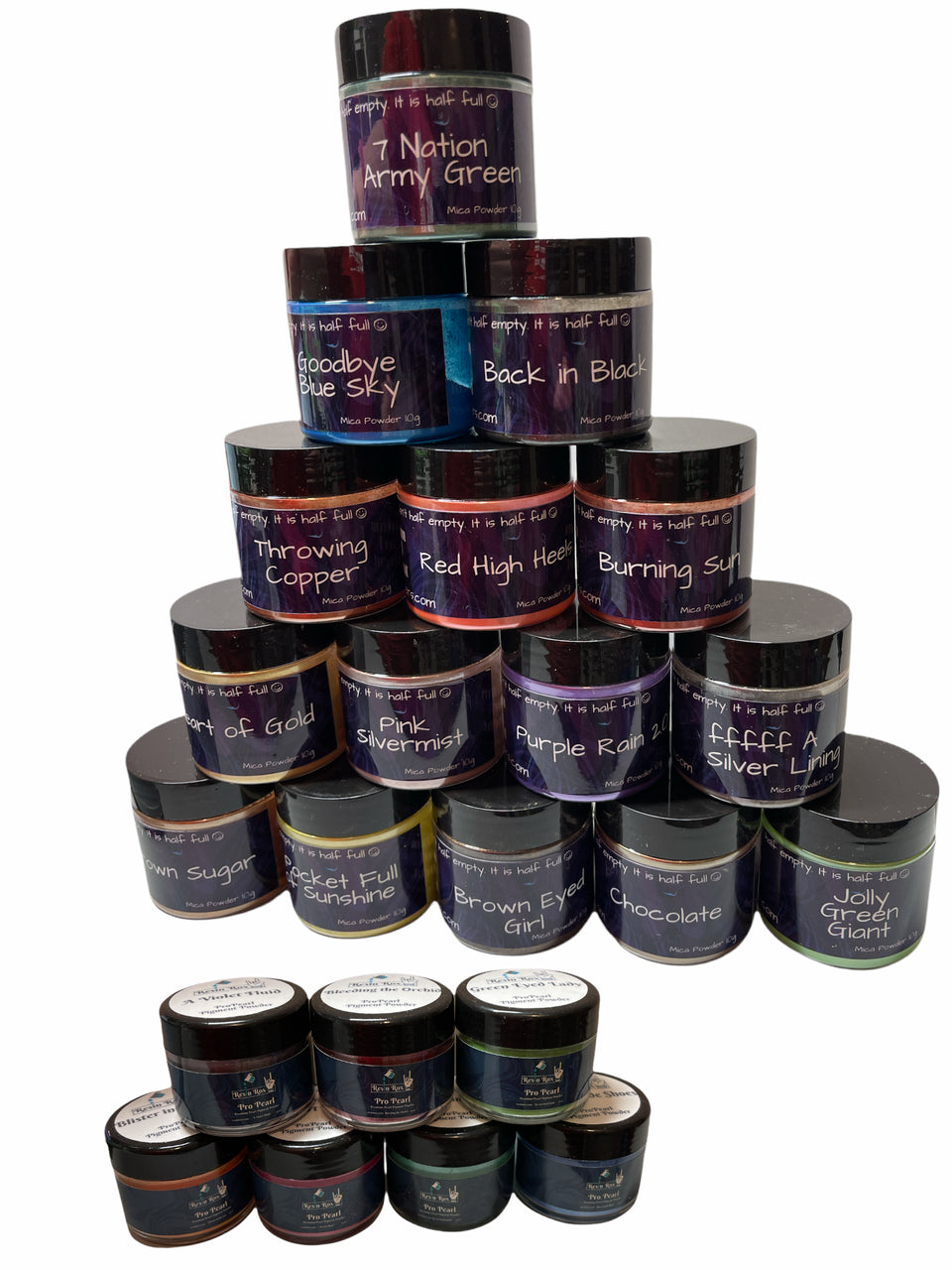 Resin Rockers Pro Pearl Premium Mica Pigment Powder Heart of Gold