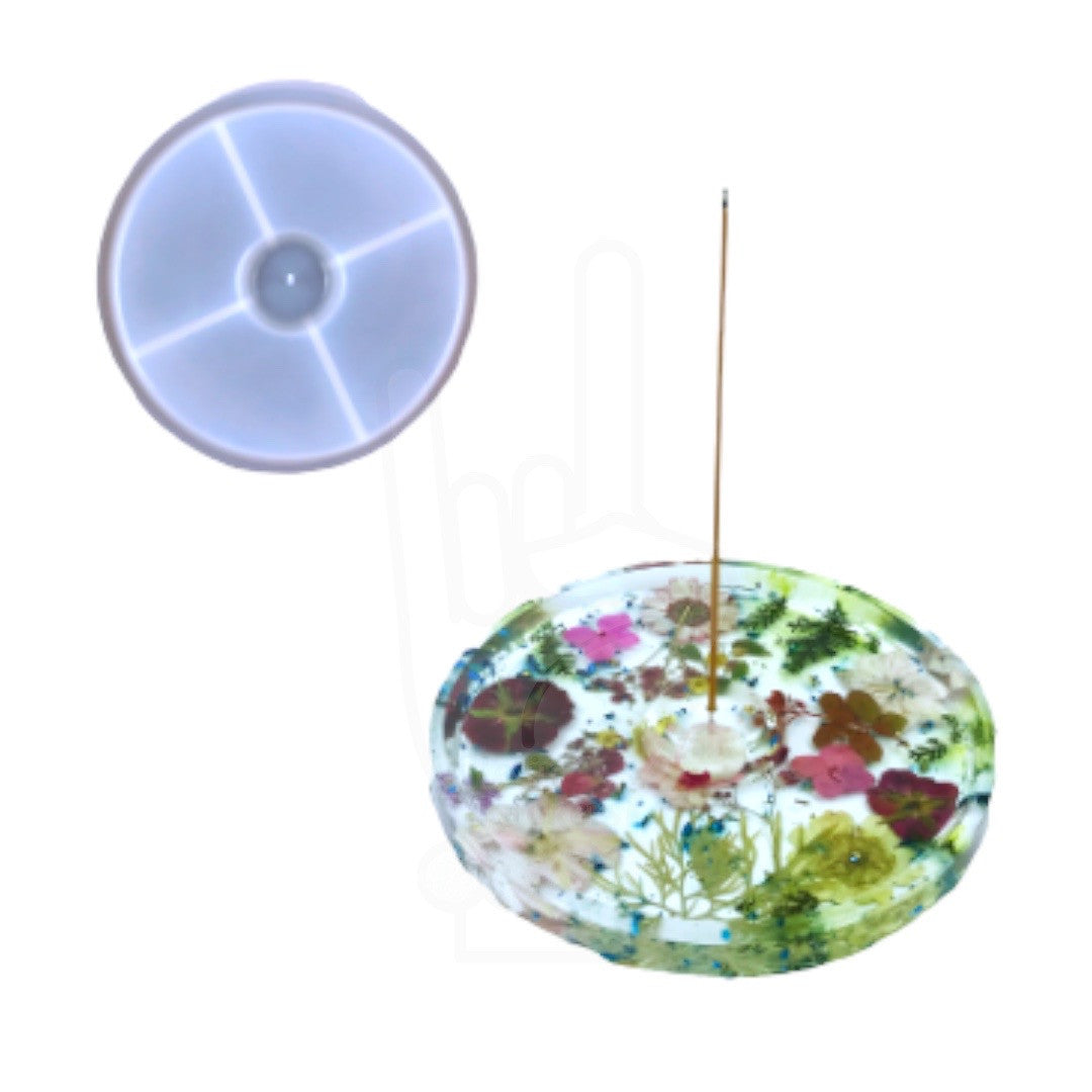 Incense Burner Round Mold for UV and Epoxy Resin