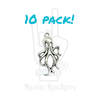 Octopus Keychain Charm - 10 Pack
