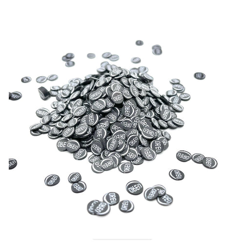 Oreo Inspired Sandwich Cookies Polymer Clay Pieces for Epoxy and UV Resin Art