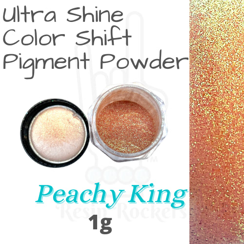 Resin Rockers Premium Color-shift Chameleon Pigment Powder Ultra Shine Peachy King