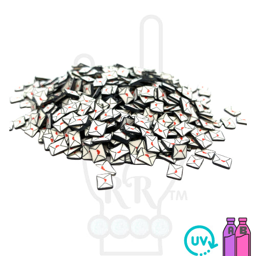 You've Got Mail Envelopes Polymer Clay Pieces for Epoxy and UV Resin Art