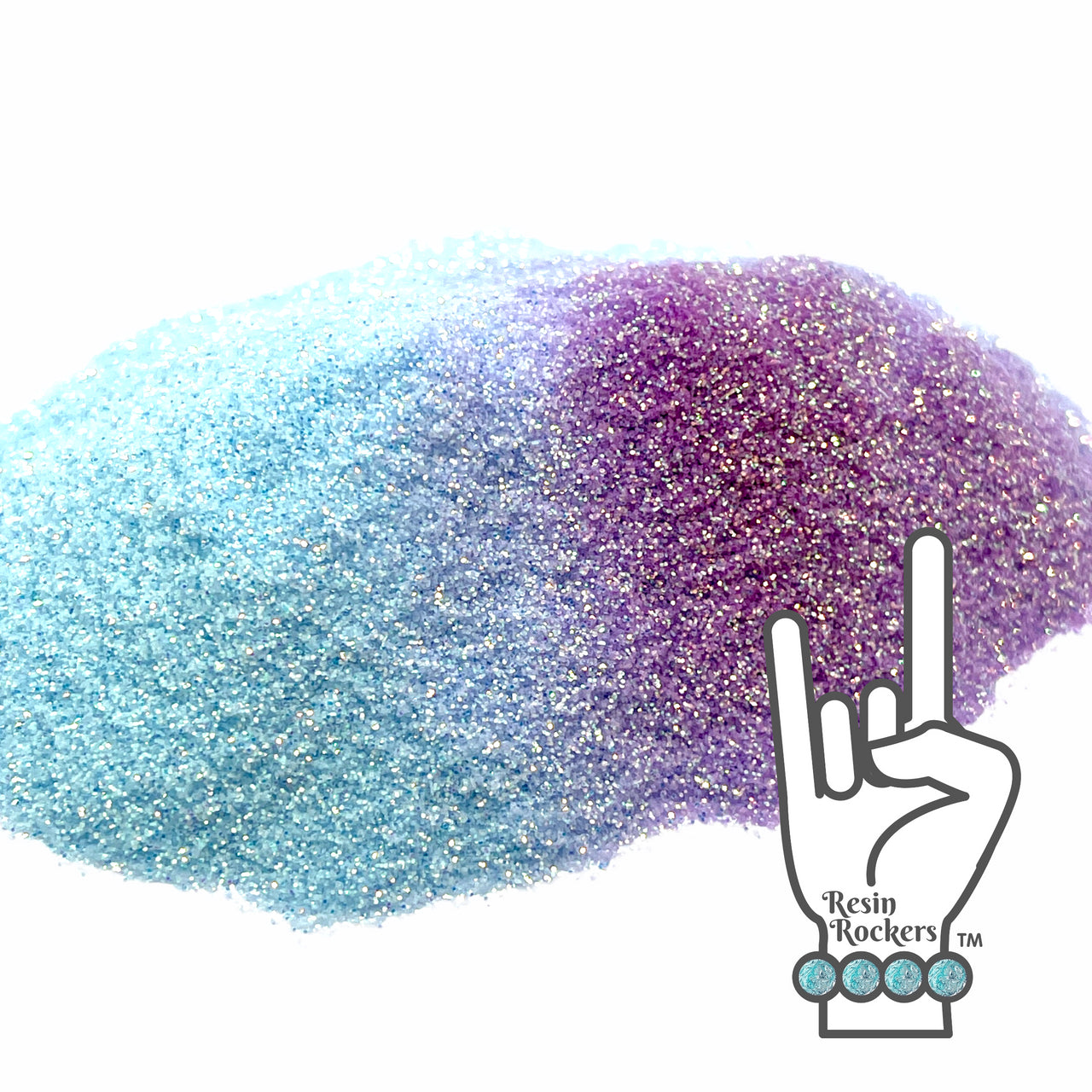 UV Reactive Blue to Fuschia Pixie for Poxy Color Changing Micro Fine Glitter