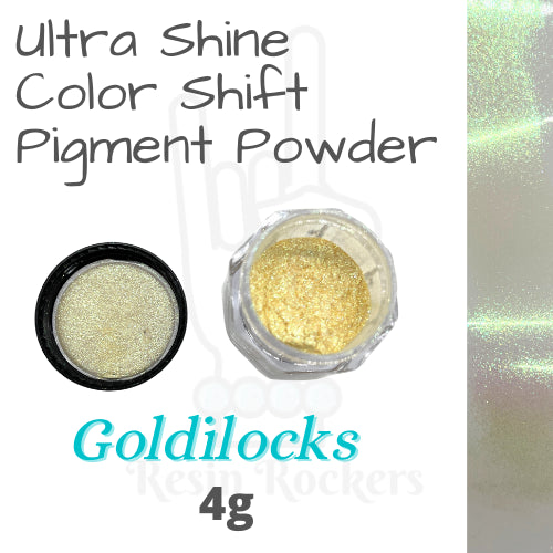 Resin Rockers Premium Color-shift Chameleon Pigment Powder Ultra Shine Goldilocks