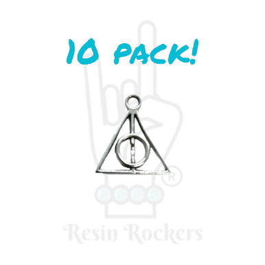 Deathly Hallows HP Charm - 10 Pack