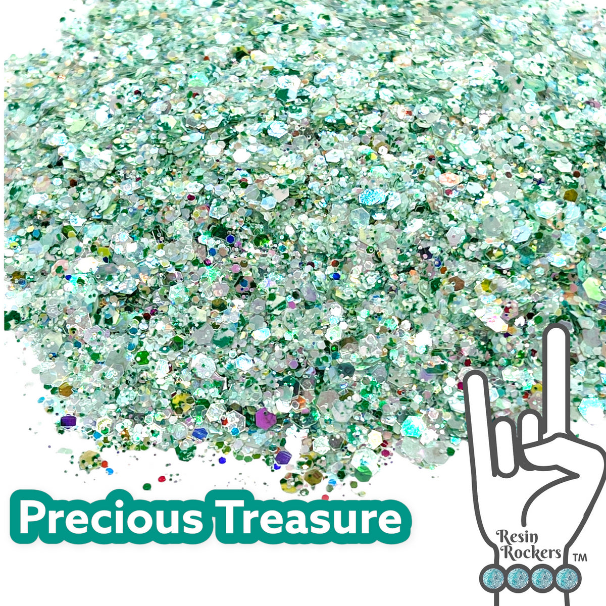 Precious Treasure Premium Pixie for Poxy Chunky Glitter Mix