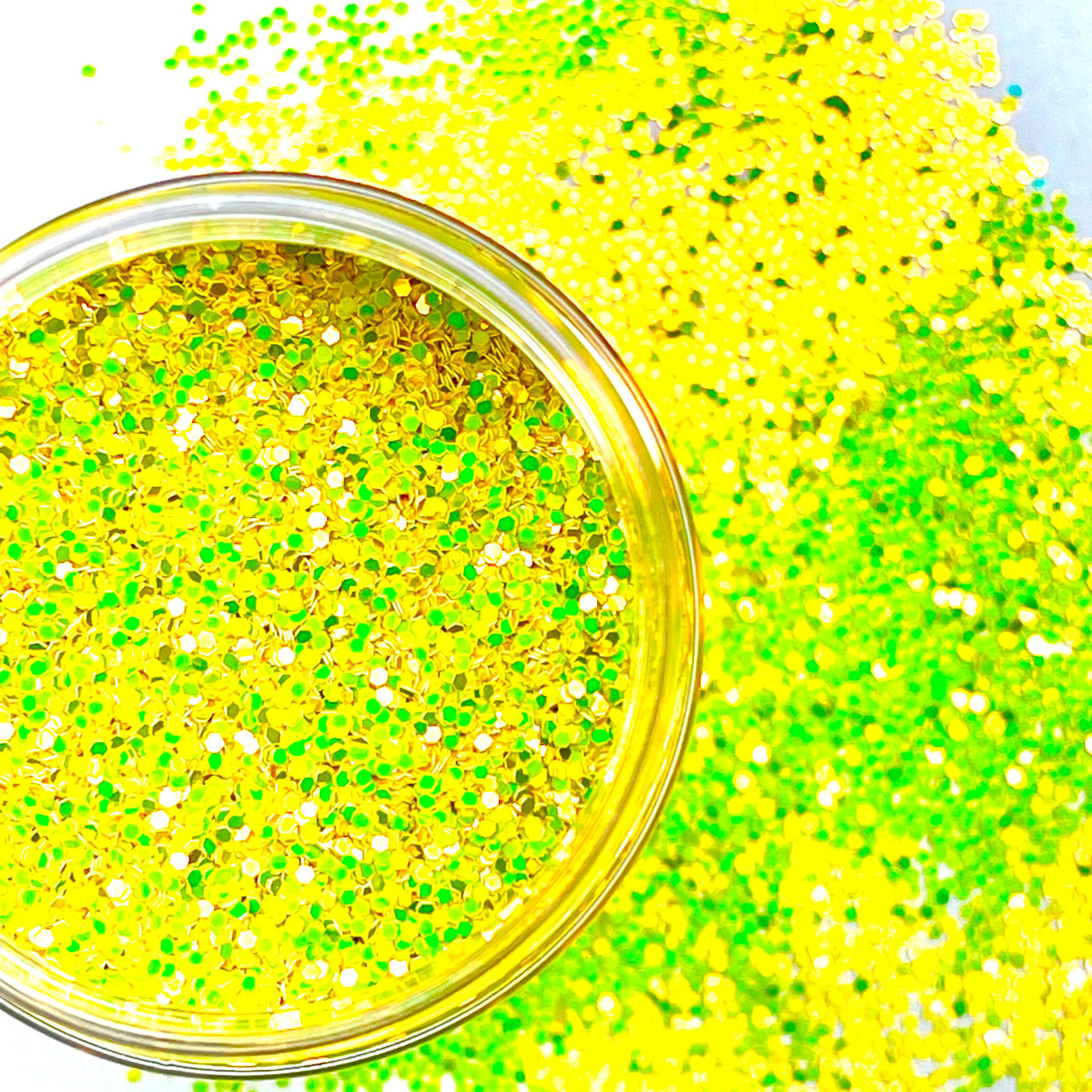 Yellow Brick Road West Coast Premium Color Shift Weighted Pixie for Poxy 1/24 Medium Glitter
