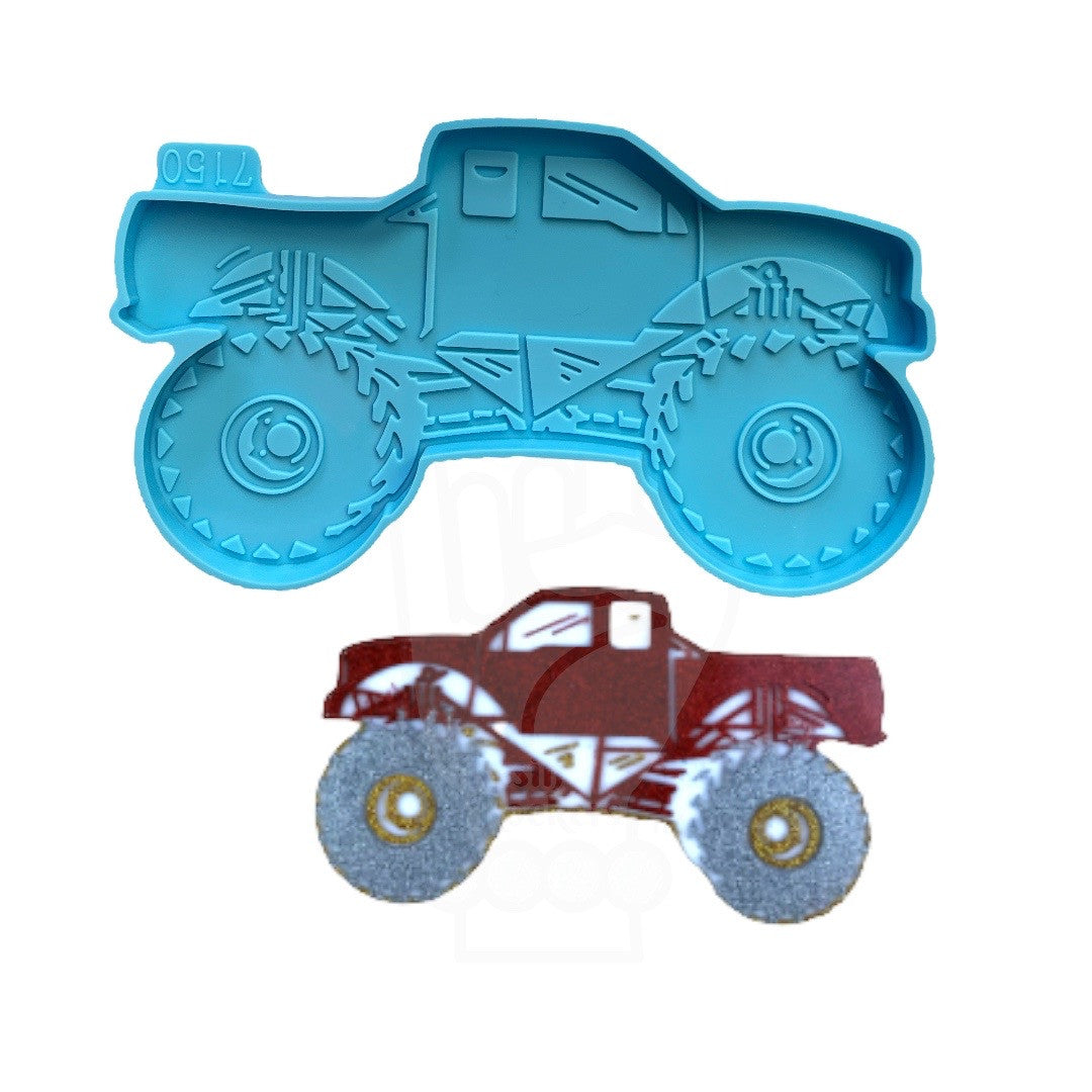 Monster Truck Coaster Mold for Epoxy Resin Art