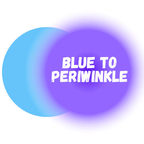 Blue to Periwinkle Premium Glow Pigment Powder for Resin 2 Oz