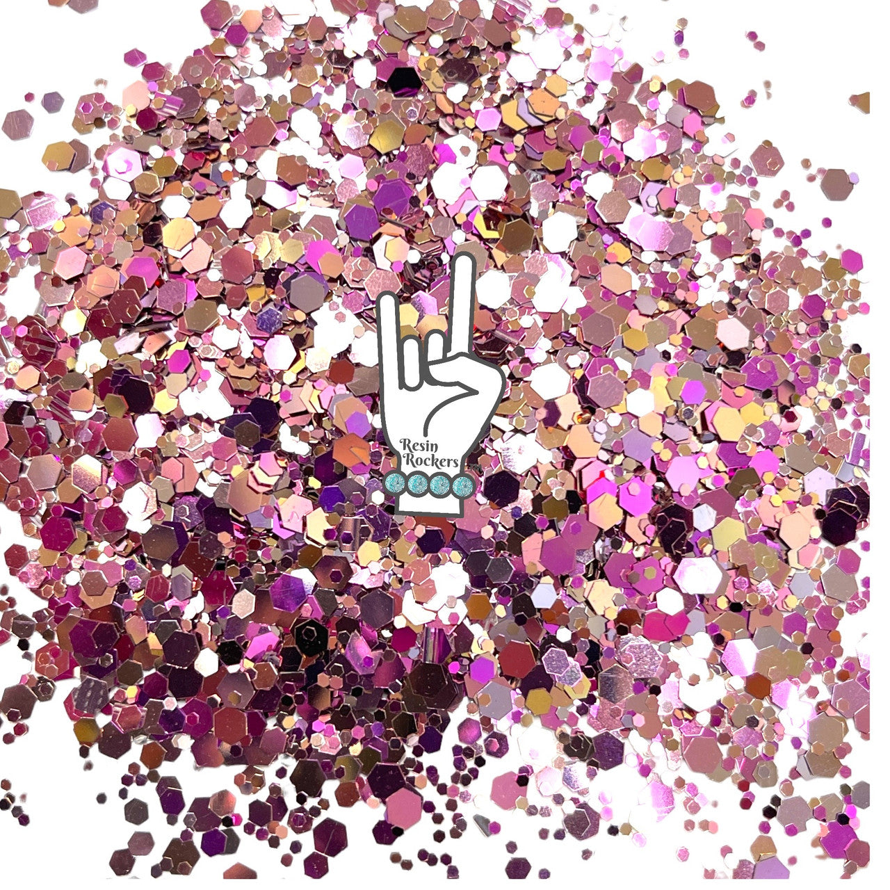 Never Gonna Give You Up Pixie for Poxy Chef's Kiss Chunky Glitter Mix