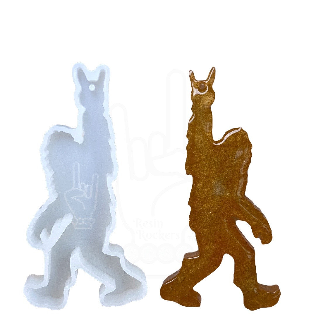 Resin Rockers Exclusive Highland Cow Keychain Mold for UV and Epoxy Re