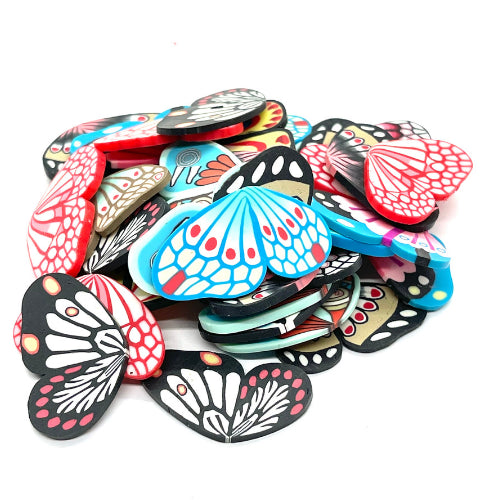 Butterfly Wings Polymer Clay Pieces for Epoxy and UV Resin Art - LG