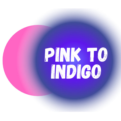Pink to Indigo Premium Glow Pigment Powder for Resin 2 Oz