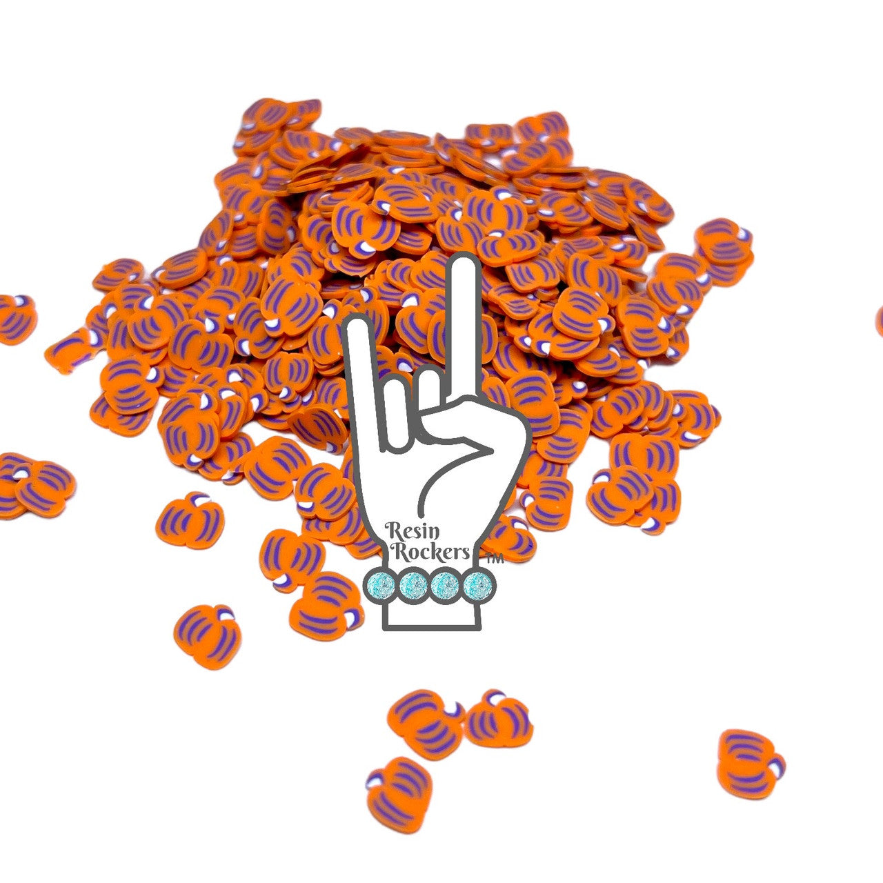 Pumpkin Polymer Clay Pieces for Epoxy and UV Resin Art