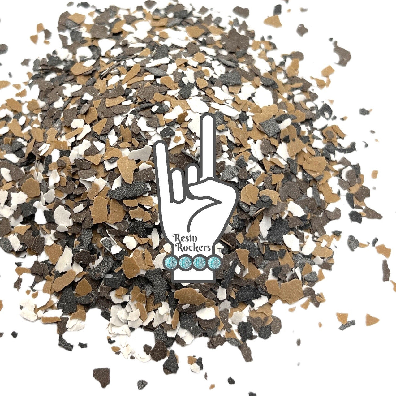 Man Glitter Resin Rockers