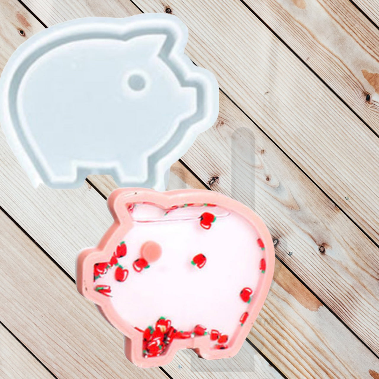 Pig Shaker Silicone Mold for Epoxy Resin Art