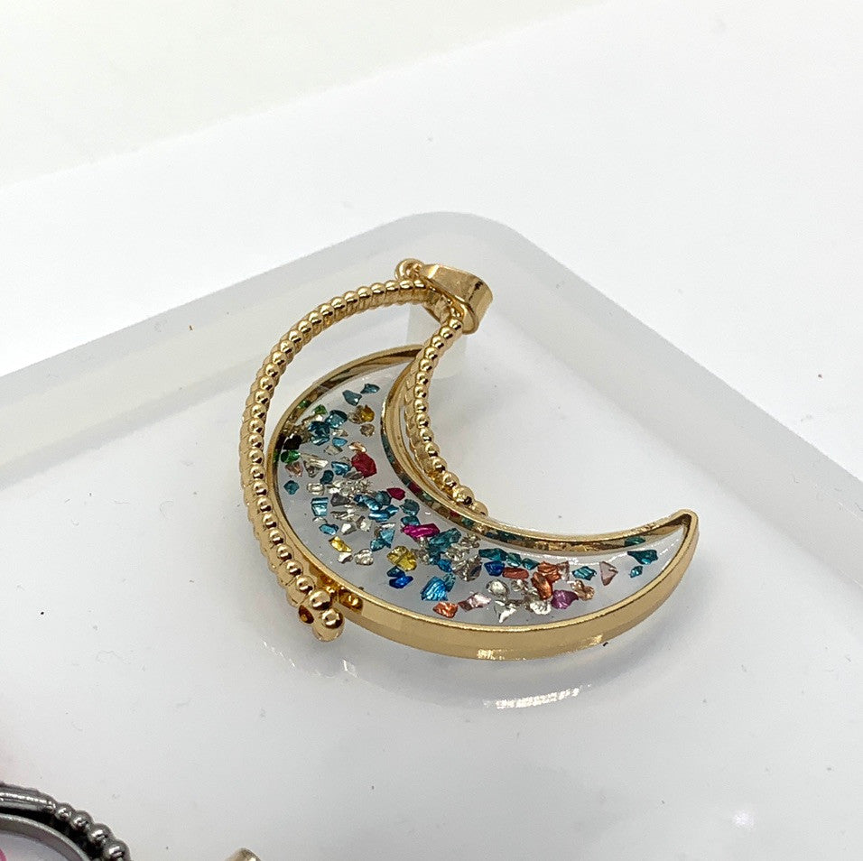 Stay Put Tray Mold for Backless Bezel UV Resin Jewelry
