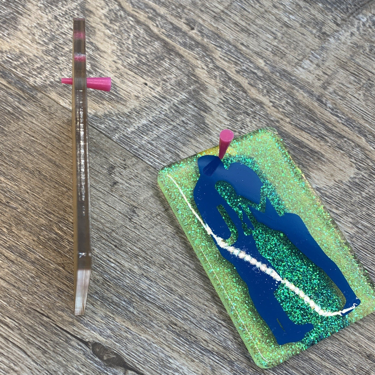 Silicone Plugs for Acrylic Blank Pendant Earrings Jewelry Keychains Badge Reels DIY for Epoxy and UV Resin Art High Temp