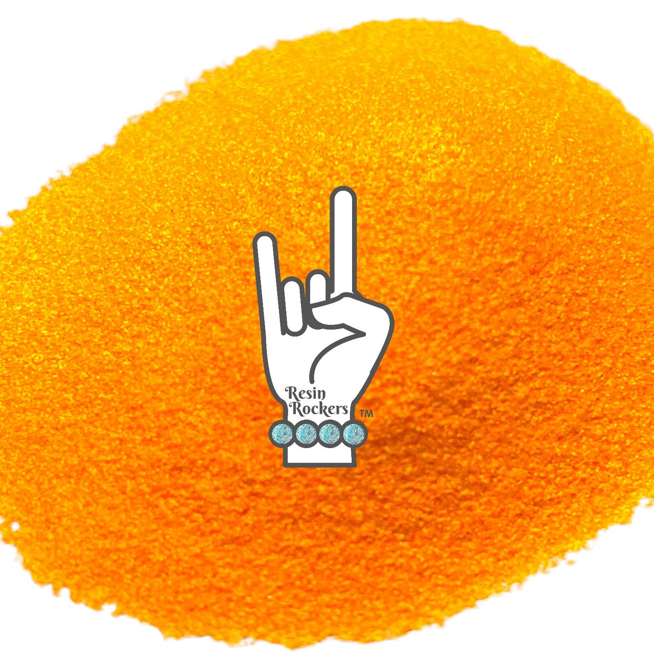 Electricity Orange Fluorescent Pixie for Poxy Micro Fine Glitter