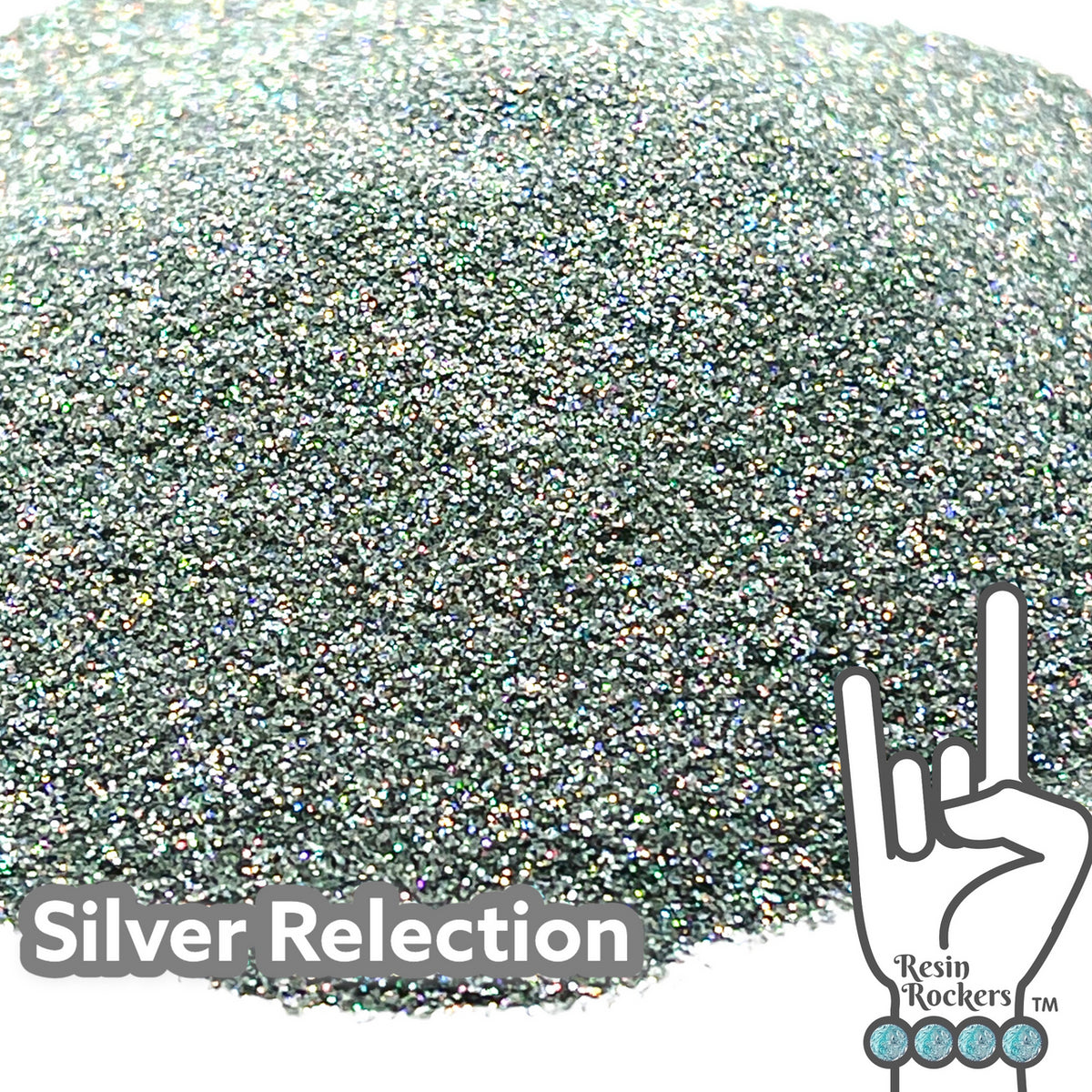 Silver Reflections Holographic Pixie for Poxy Micro Fine Glitter