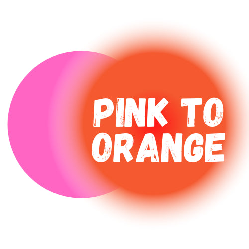 Pink to Orange Premium Glow Pigment Powder for Resin 2 Oz