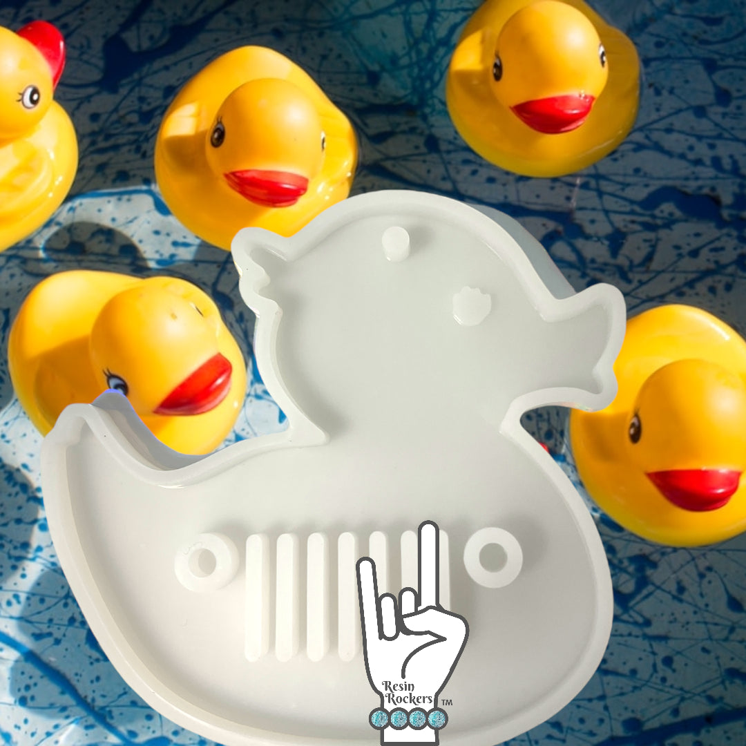 Duck Resin Molds Silicone Resin Ornaments Pendant Molds For Epoxy Resin Diy  Crafts Jewelry Keychain Making - Temu
