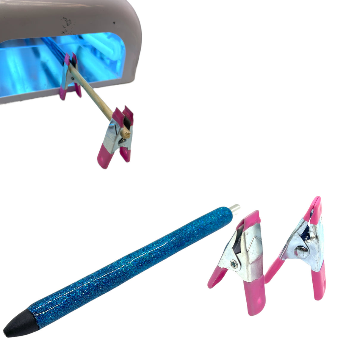 Pen Crafting Dowel Holder Set of Two for UV Resin Art