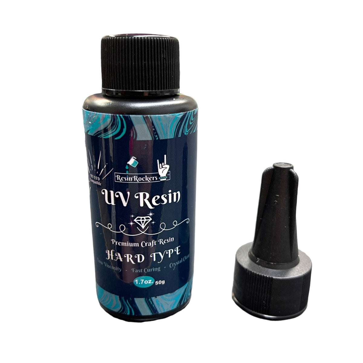 Bsrezn 400g UV Resin Hard, Crystal Clear UV Cure Epoxy Resin Kit