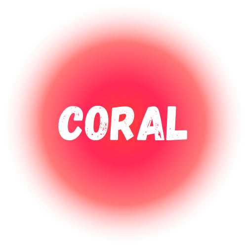 Coral Premium Glow Pigment Powder for Resin 2 Oz