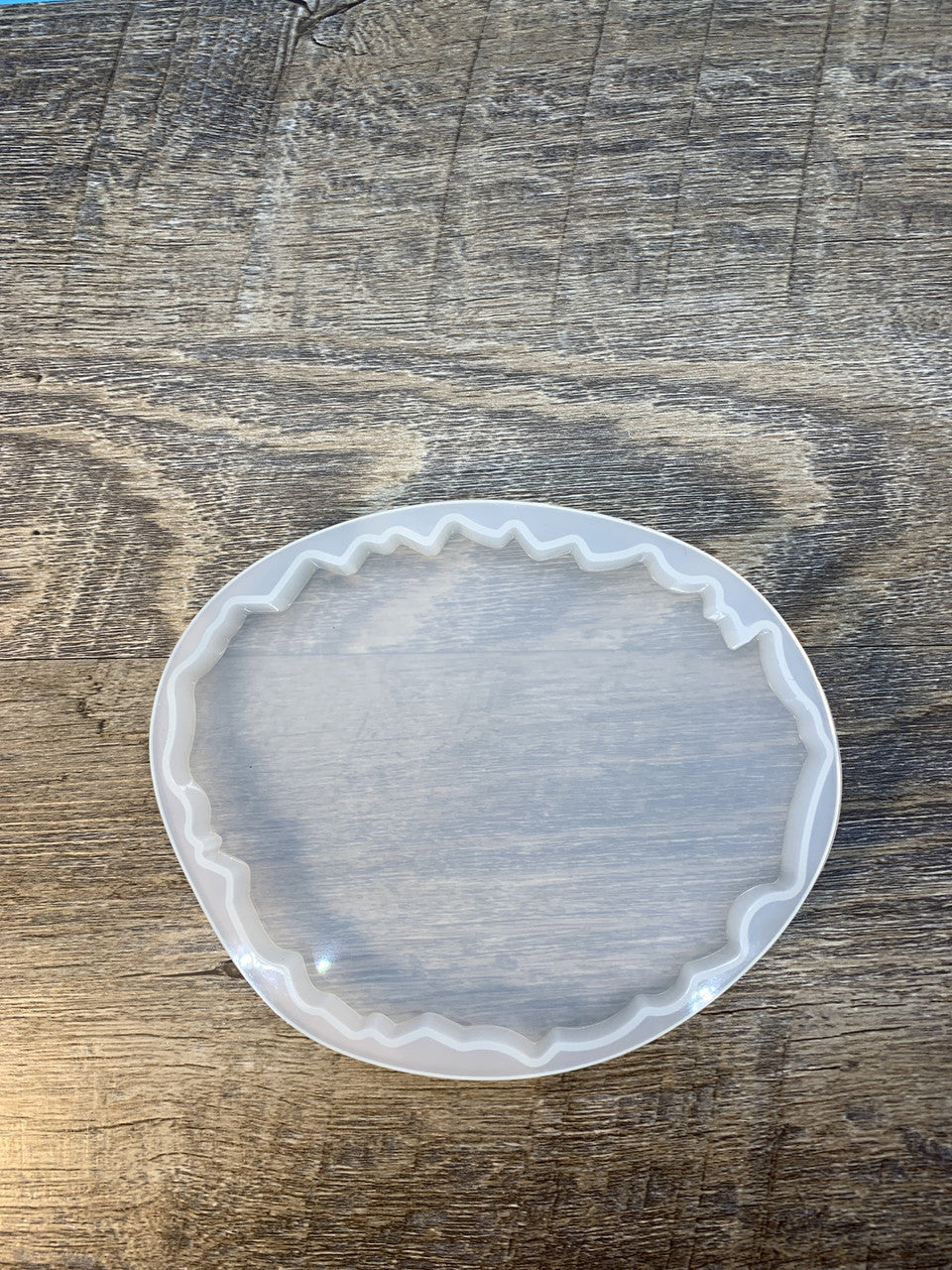 Large Geode Coaster Transparent Silicone Mold - for DIY Epoxy Resin Art