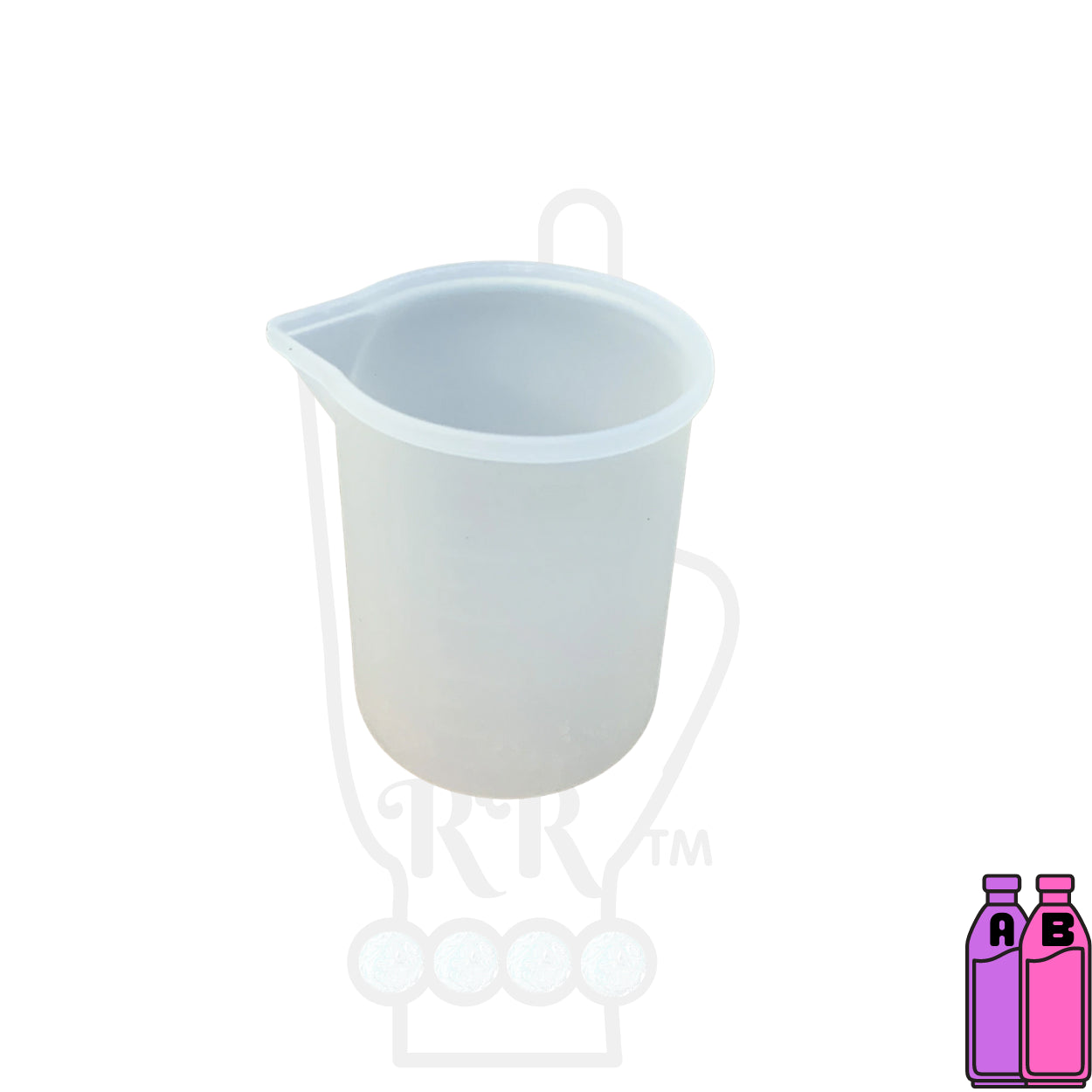 Silicone Cups for DIY for Epoxy and UV Resin Art Reusable 100ml