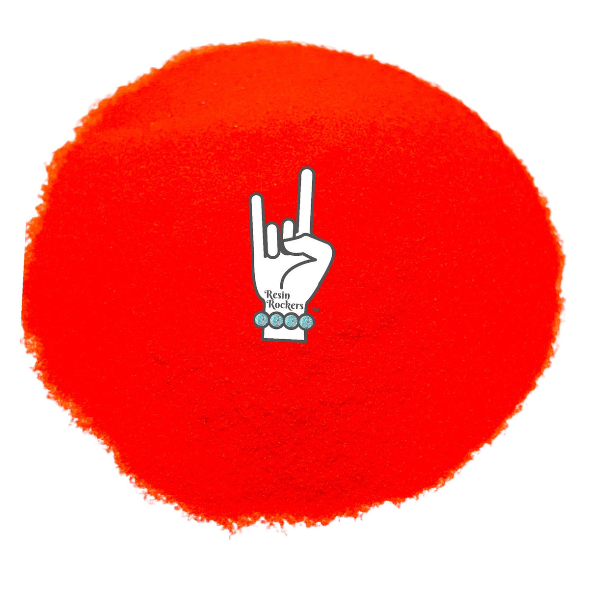 Electric Love Red Orange Fluorescent Pixie for Poxy Micro Fine Glitter